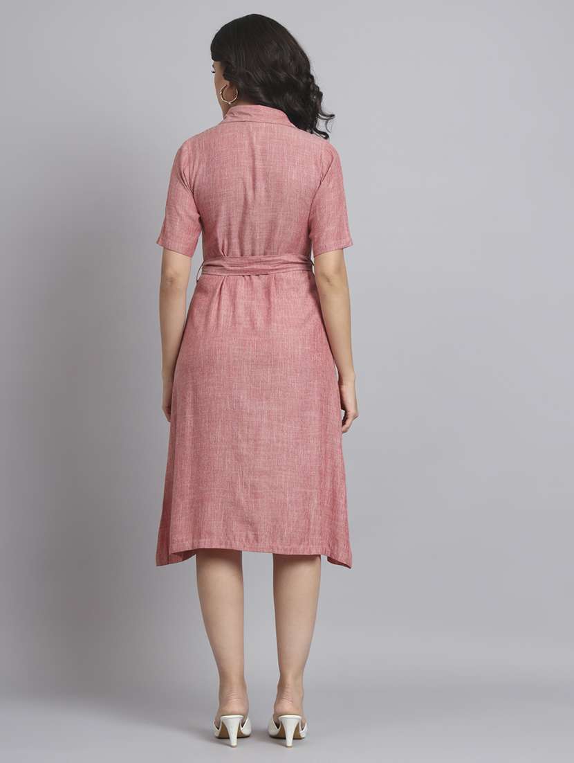 women soldi short sleeve collared shirt dress - 22226847 -  Standard Image - 3