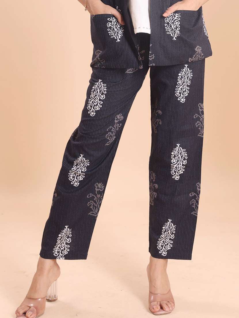 women printed top and trouser co-ord set - 22227123 -  Standard Image - 5
