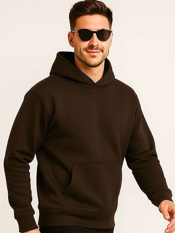 men solid long sleeve regular fit sweatshirt
