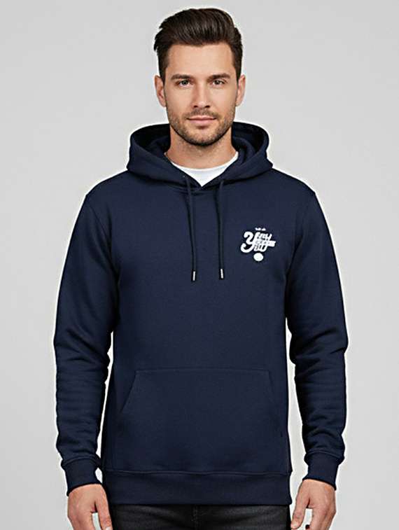 men front & back print long sleeve regular fit sweatshirt