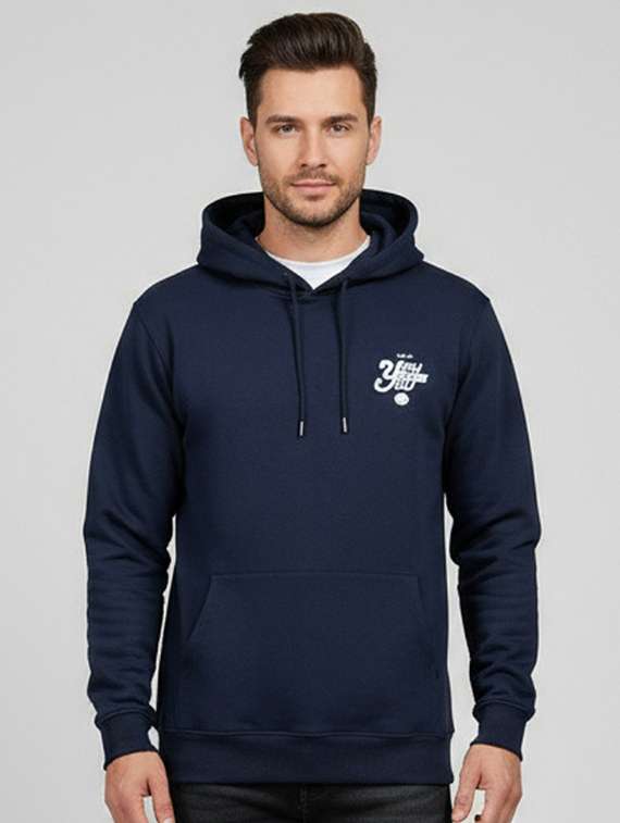 men front & back print long sleeve regular fit sweatshirt