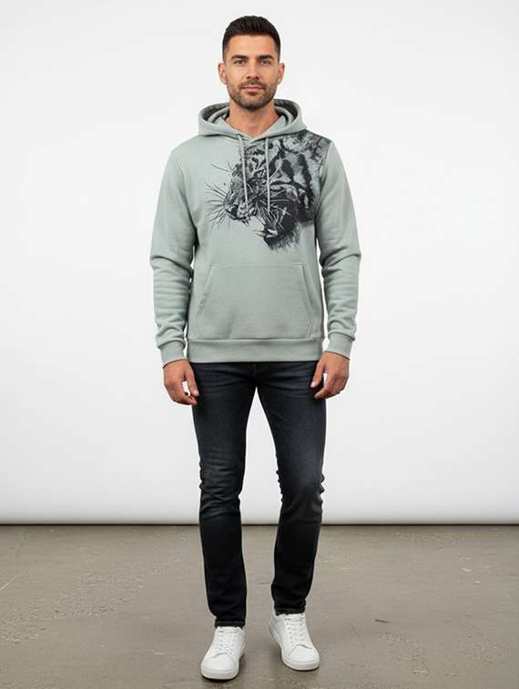 men placement print long sleeve regular fit sweatshirt - 22227303 -  Standard Image - 3