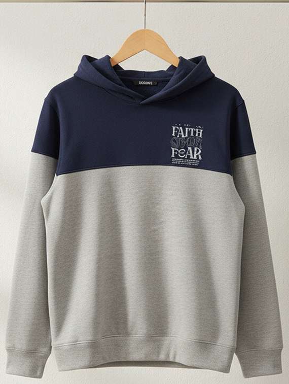 men color block long sleeve regular fit sweatshirt - 22227320 -  Standard Image - 3