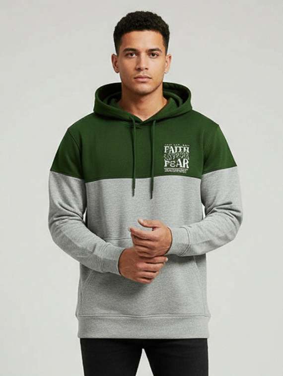 men color block long sleeve regular fit sweatshirt