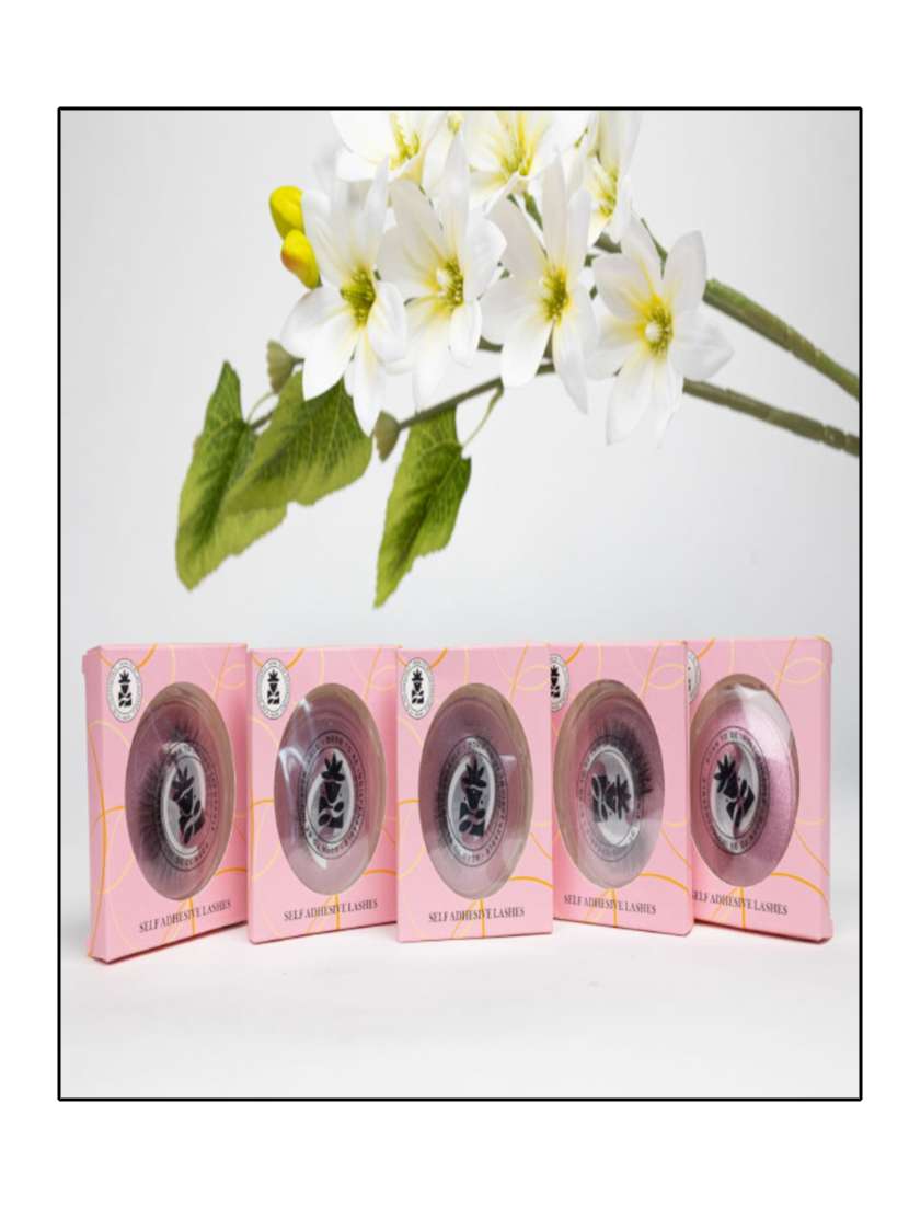 bobi self adhesive eyelashes sa47 outer edge lift bold curved look no glue reusable stick on - 22227356 -  Standard Image - 3