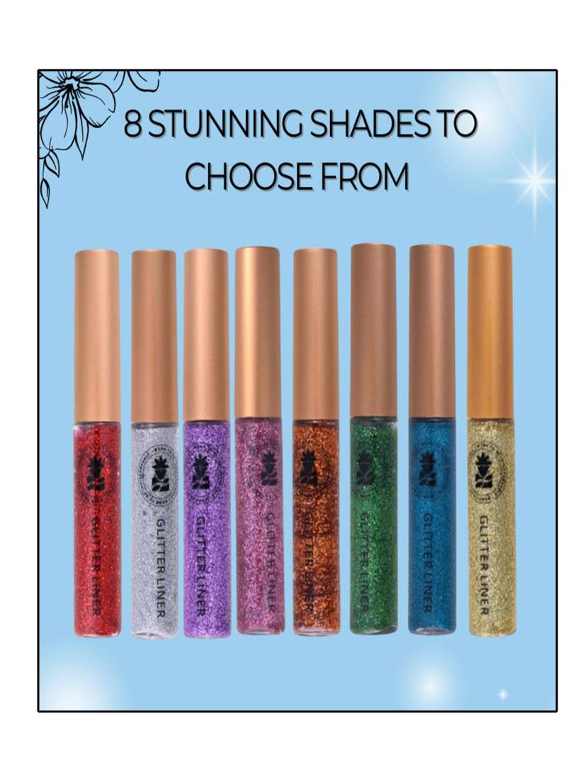 bobi glitter eyeliner delivers a radiant shimmer with every stroke combining intense colour with dazzling micro-fine glitter - 22227359 -  Standard Image - 5