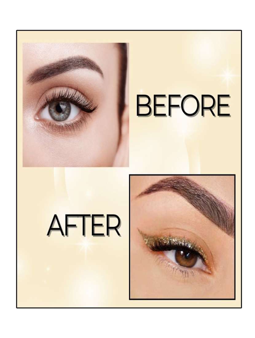 bobi glitter eyeliner delivers a radiant shimmer with every stroke combining intense colour with dazzling micro-fine glitter - 22227360 -  Standard Image - 5