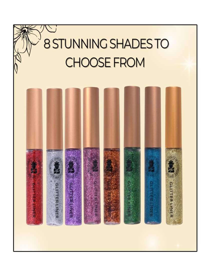 bobi glitter eyeliner delivers a radiant shimmer with every stroke combining intense colour with dazzling micro-fine glitter - 22227364 -  Standard Image - 5