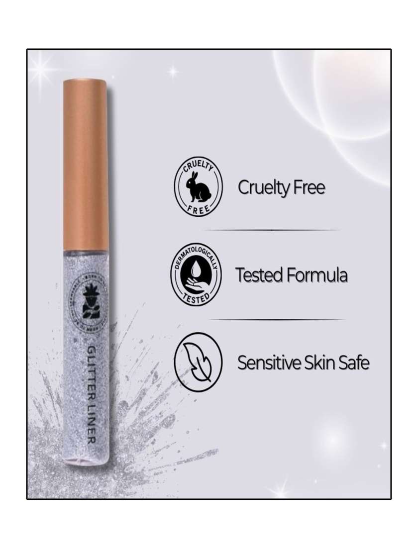 bobi glitter eyeliner delivers a radiant shimmer with every stroke combining intense colour with dazzling micro-fine glitter - 22227366 -  Standard Image - 3