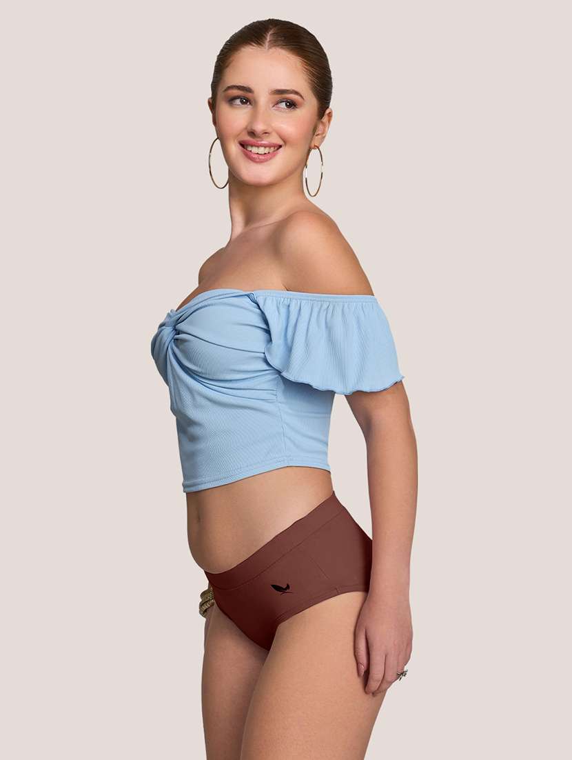 women pack of 2 solid mid rise panty - 22227635 -  Standard Image - 5