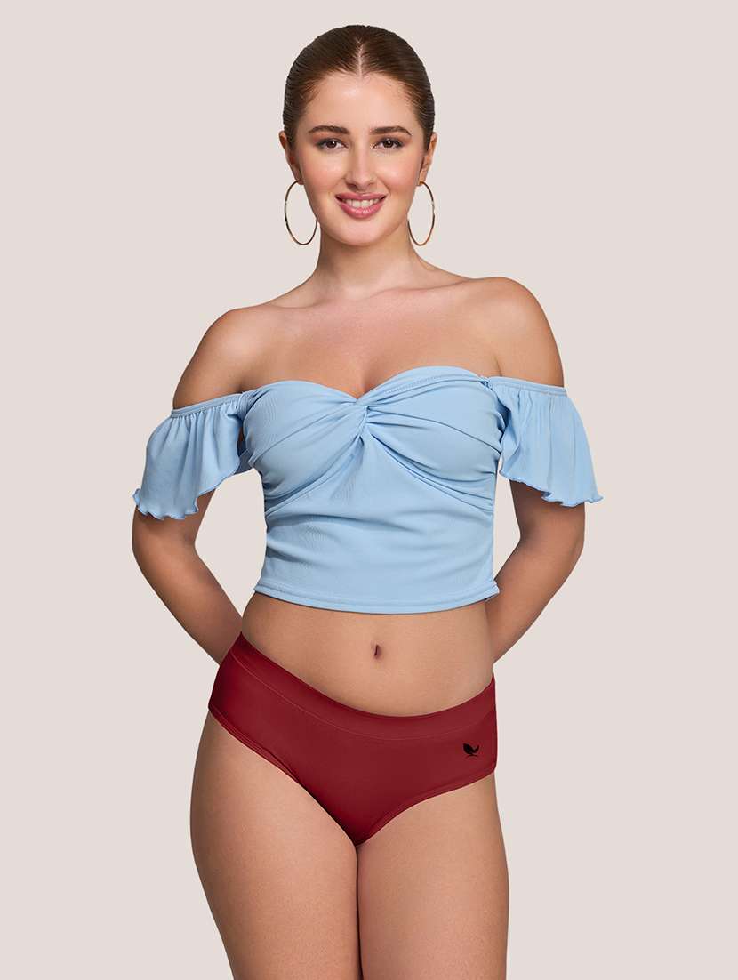 women pack of 3 solid mid rise panty - 22227640 -  Standard Image - 5