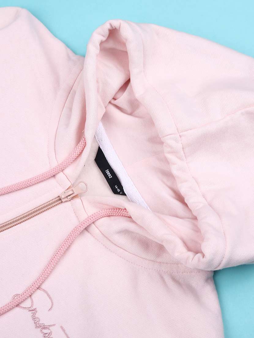 girls printed long sleeve hooded sweatshirt - 22227682 -  Standard Image - 3