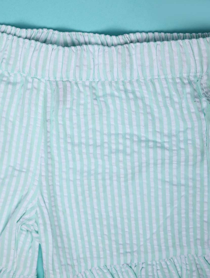 girls striped top and shorts co-ord set - 22227707 -  Standard Image - 5