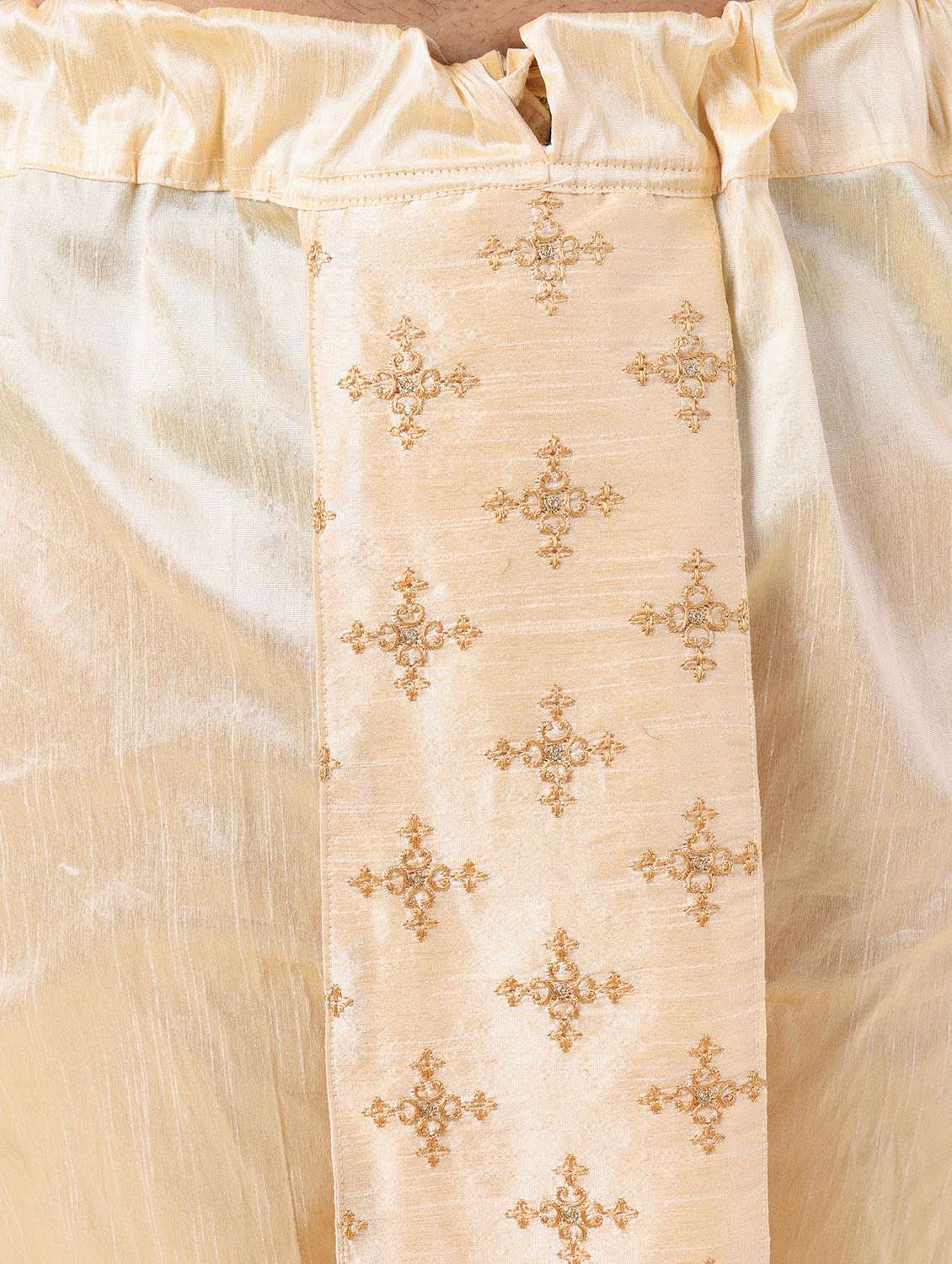 men solid with work mid rise dhoti - 22227723 -  Standard Image - 3