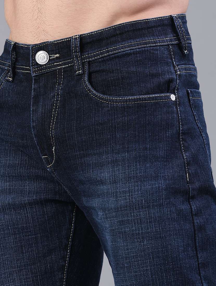 men washed mid rise ankle length jeans - 22227870 -  Standard Image - 5