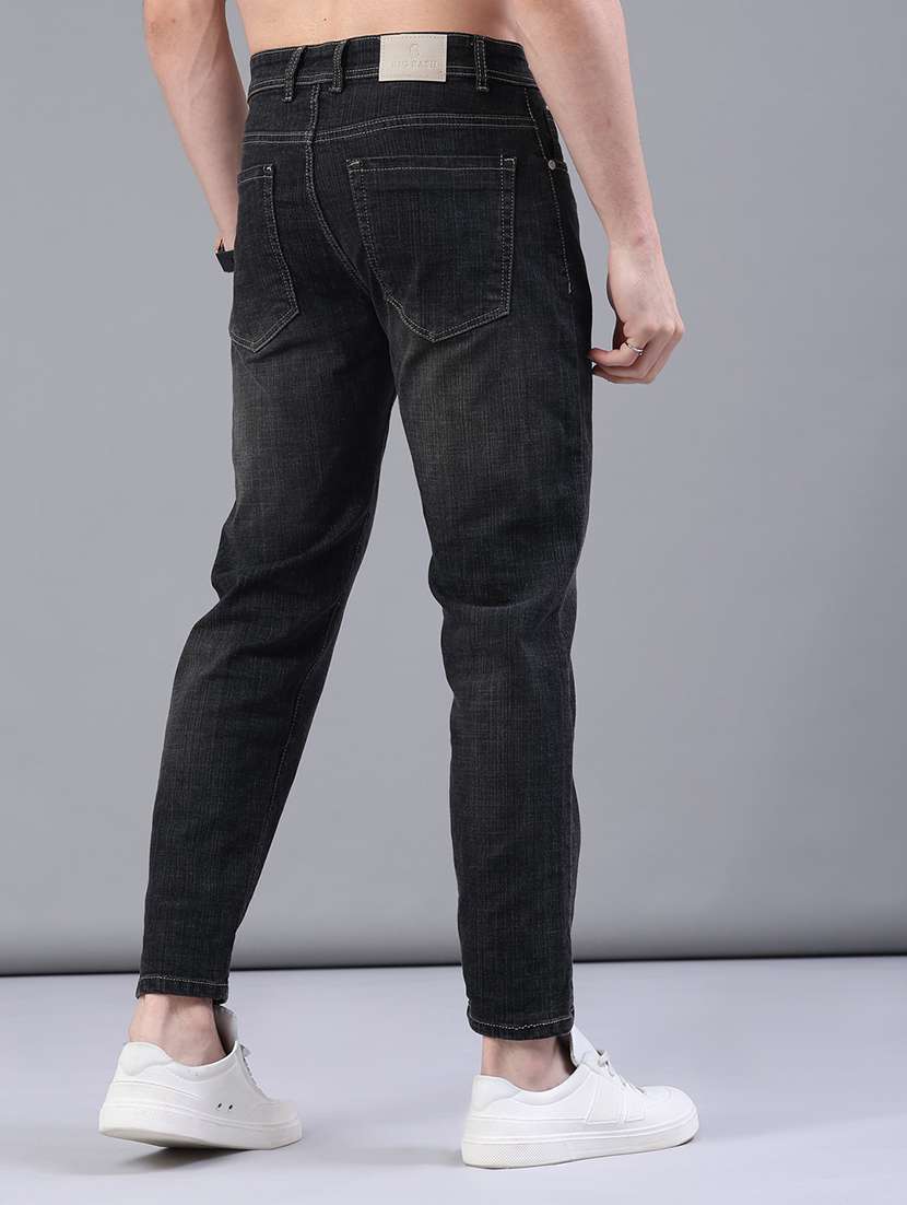 men washed mid rise full length jeans - 22227873 -  Standard Image - 3