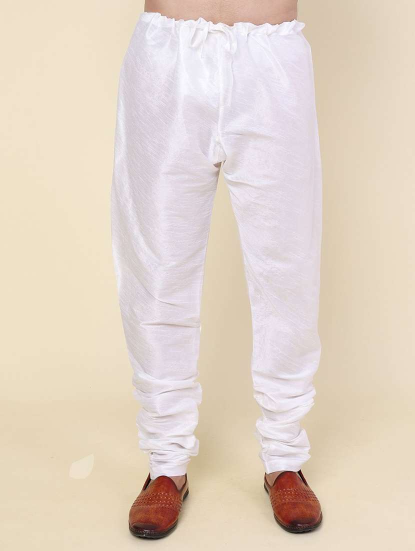 men solid mandarin neck kurta pyjama with jacket ethnic wear set - 22227984 -  Standard Image - 3