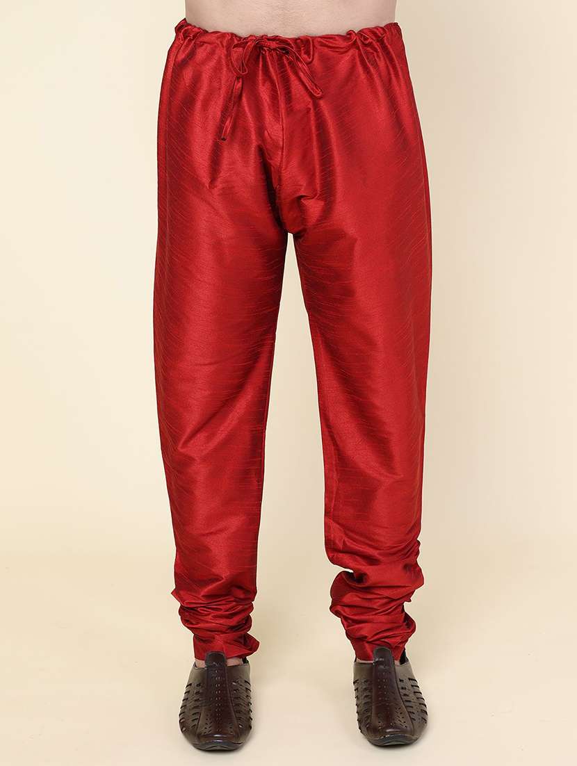 men solid mandarin neck kurta pyjama with jacket ethnic wear set - 22227987 -  Standard Image - 3