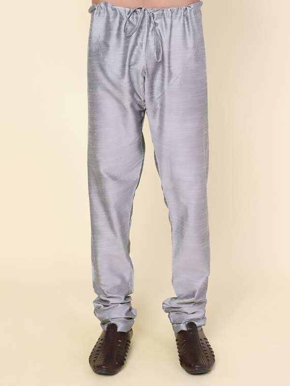 men self design long sleeve kurta churidar ethnic wear set - 22228037 -  Standard Image - 3