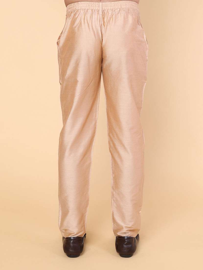 men solid mid rise ethnic pyjama  - 22228111 -  Standard Image - 3