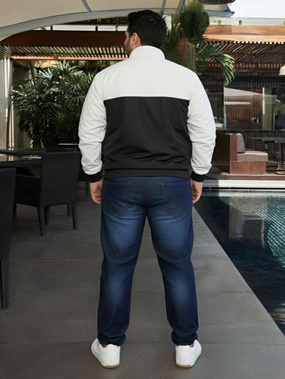 men color block long sleeve insulator bomber jacket - 22228128 -  Standard Image - 3