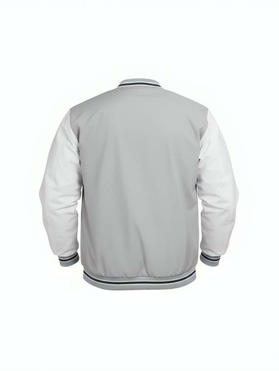 women color blocked long sleeve varsity jacket - 22228156 -  Standard Image - 3