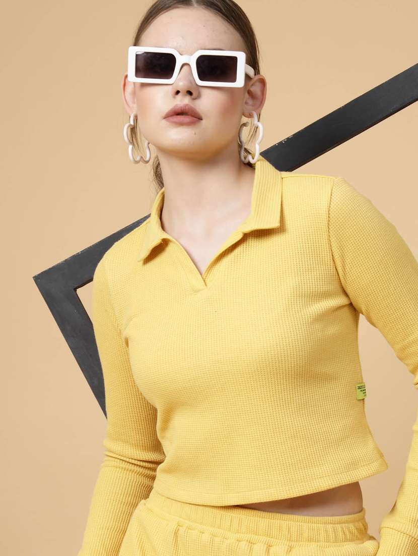 women solid top and trouser co-ord set - 22228178 -  Standard Image - 3