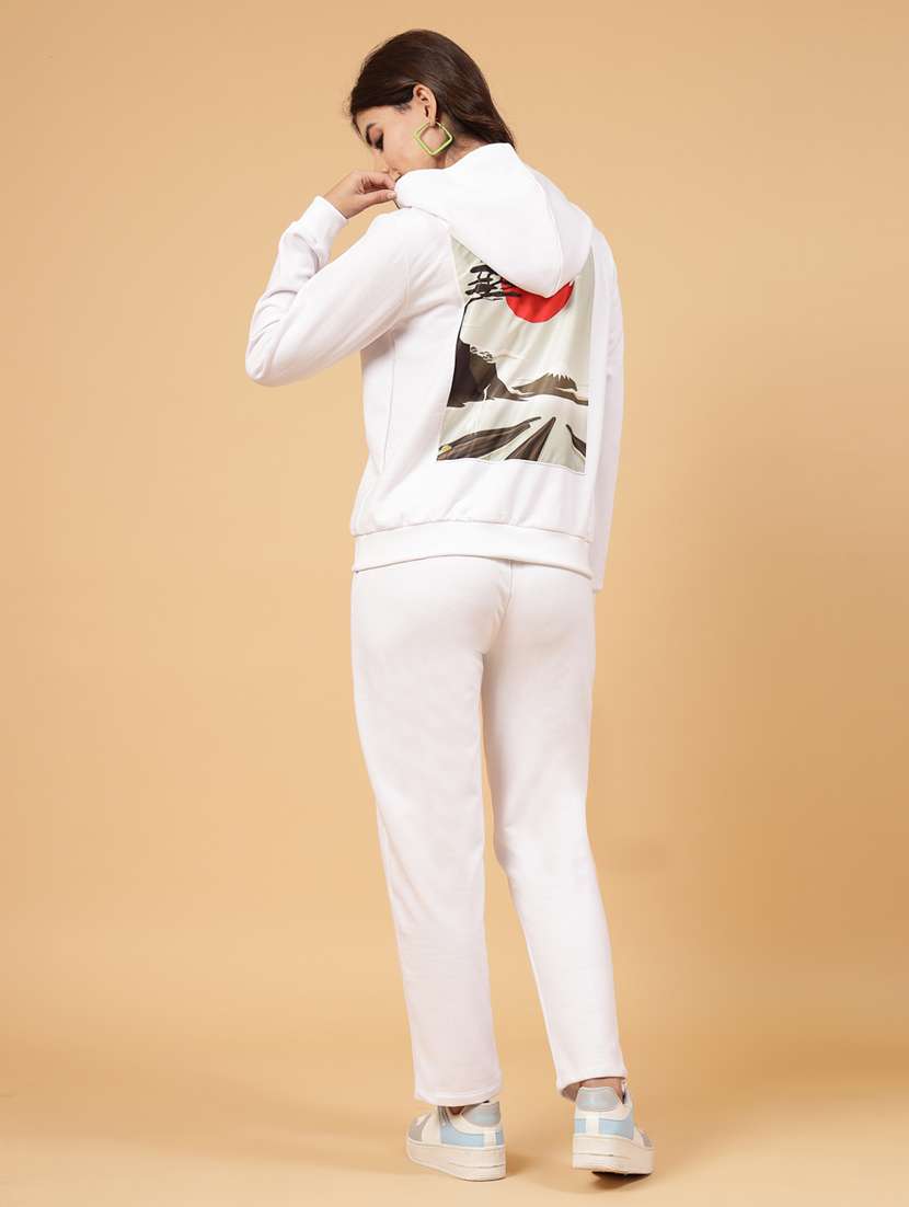 women printed sweatshirt and trouser co-ord set - 22228192 -  Standard Image - 3