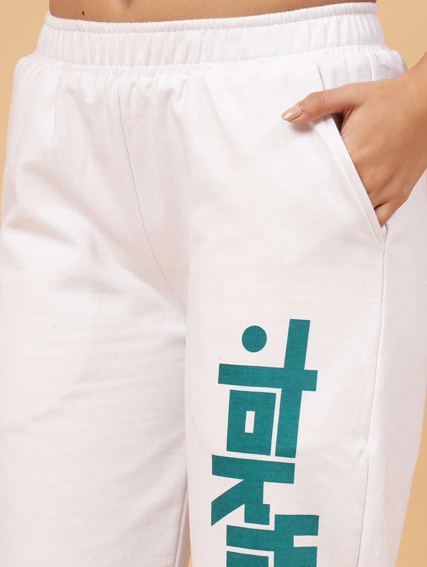 women printed sweatshirt and trouser co-ord set - 22228192 -  Standard Image - 5