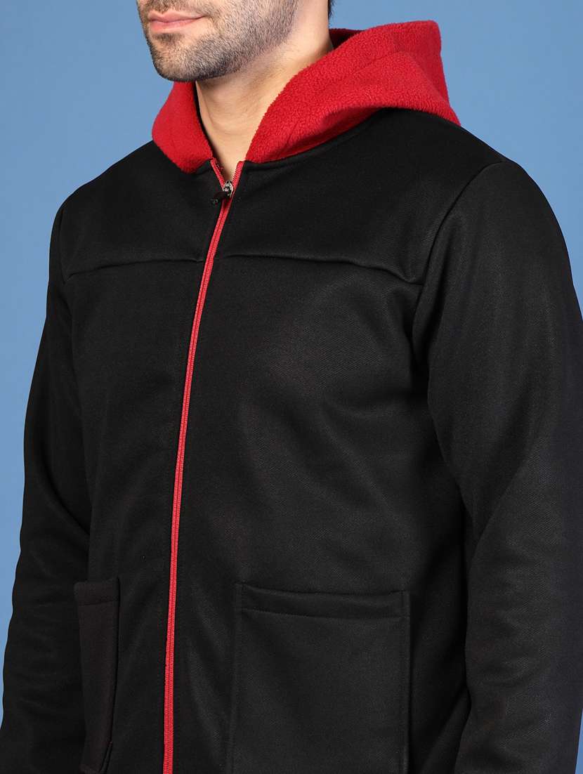 men solid long sleeve regualr fit casual jacket - 22228235 -  Standard Image - 3