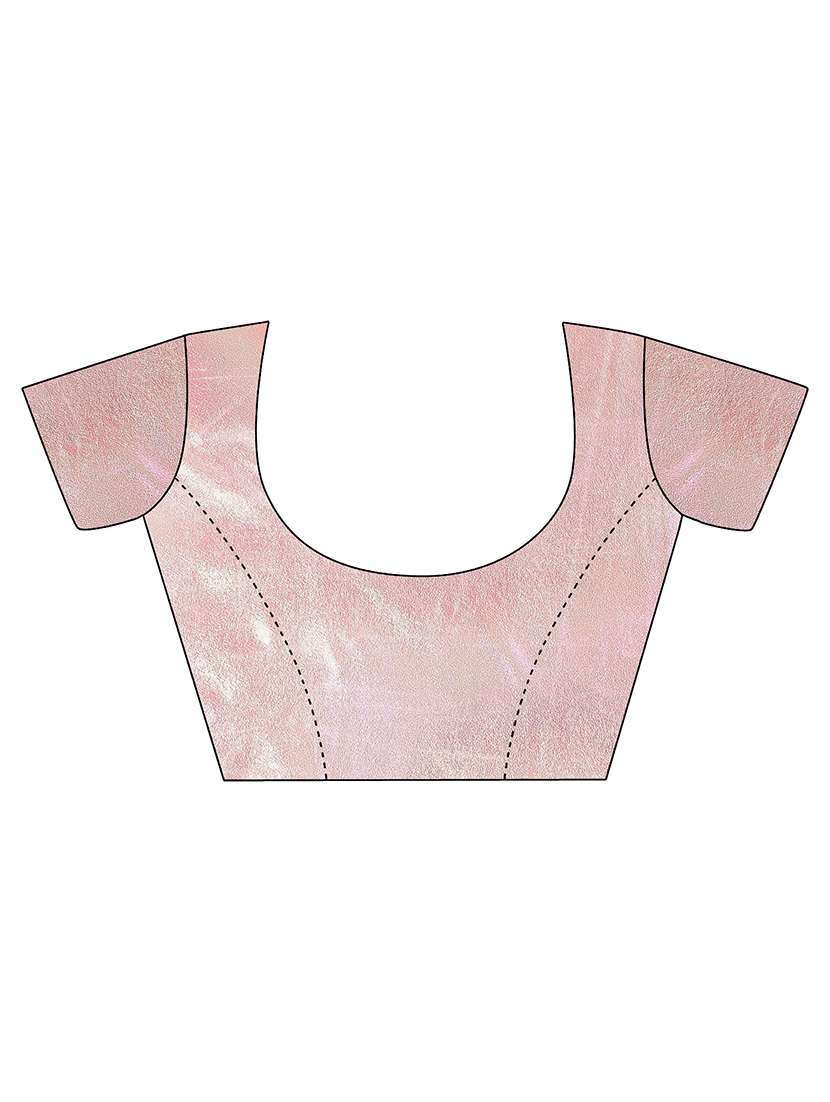 women solid plain saree with blouse - 22228555 -  Standard Image - 5