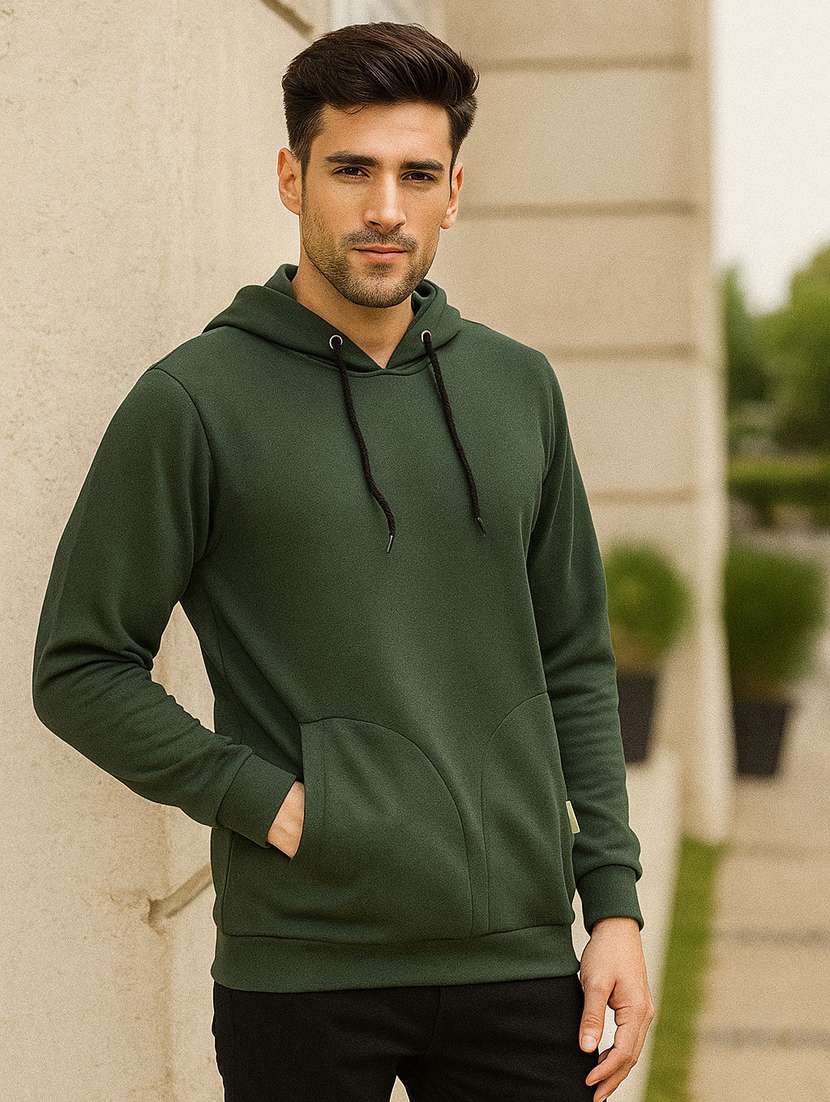 men solid long sleeve regular fit sweatshirt - 22228589 -  Zoom Image - 0