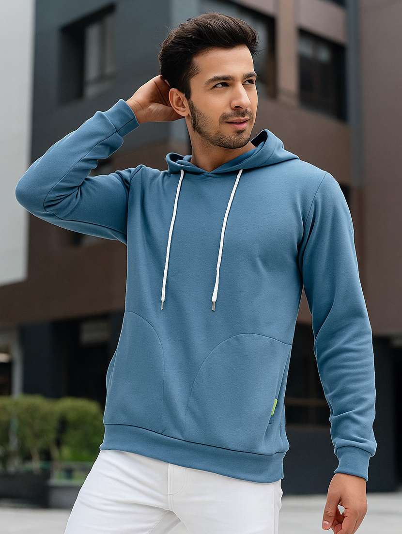 men solid long sleeve regular fit sweatshirt - 22228591 -  Zoom Image - 0