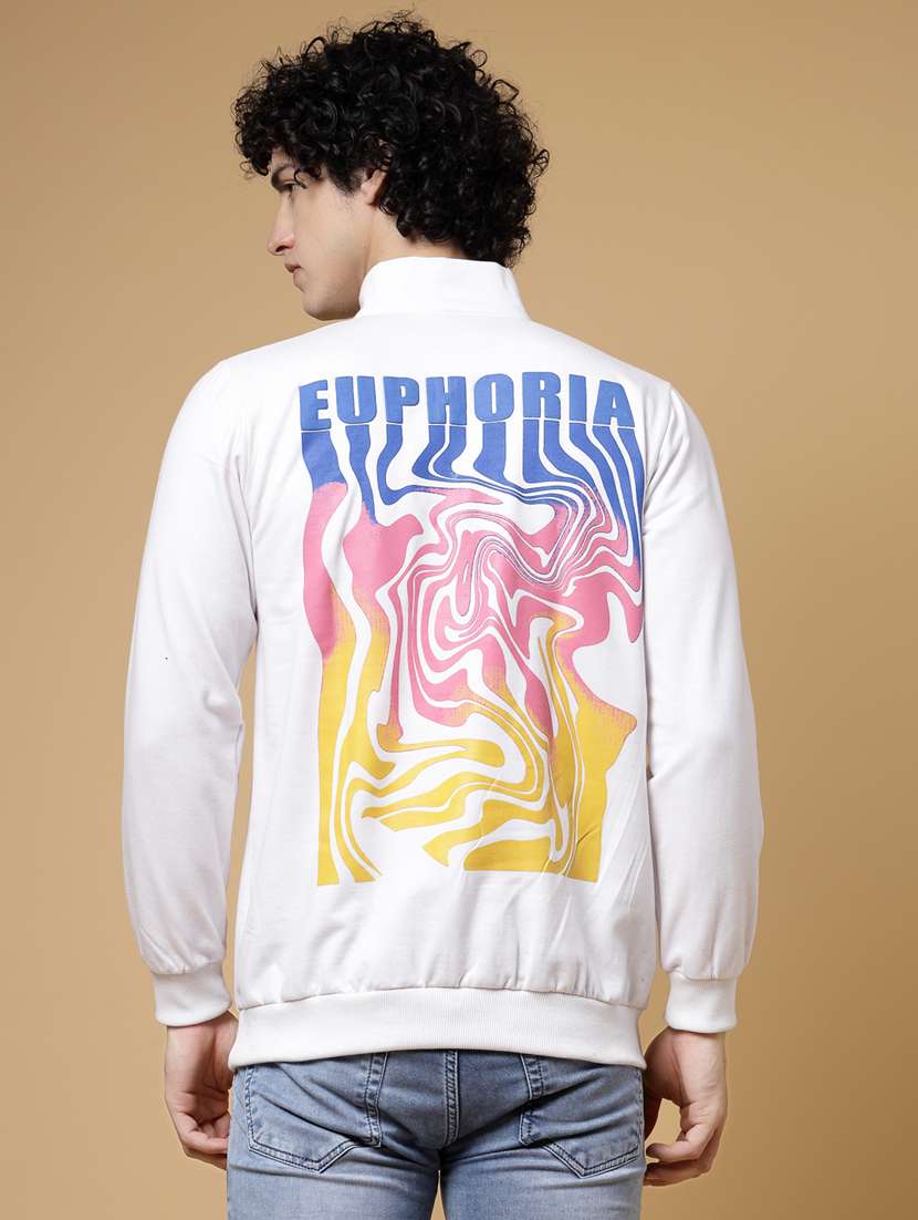 Men Back Print Long Sleeve Regular Fit Sweatshirt - 22228615 -  Standard Image - 3