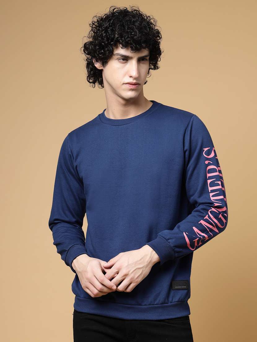 men back print long sleeve regular fit sweatshirt - 22228624 -  Standard Image - 3