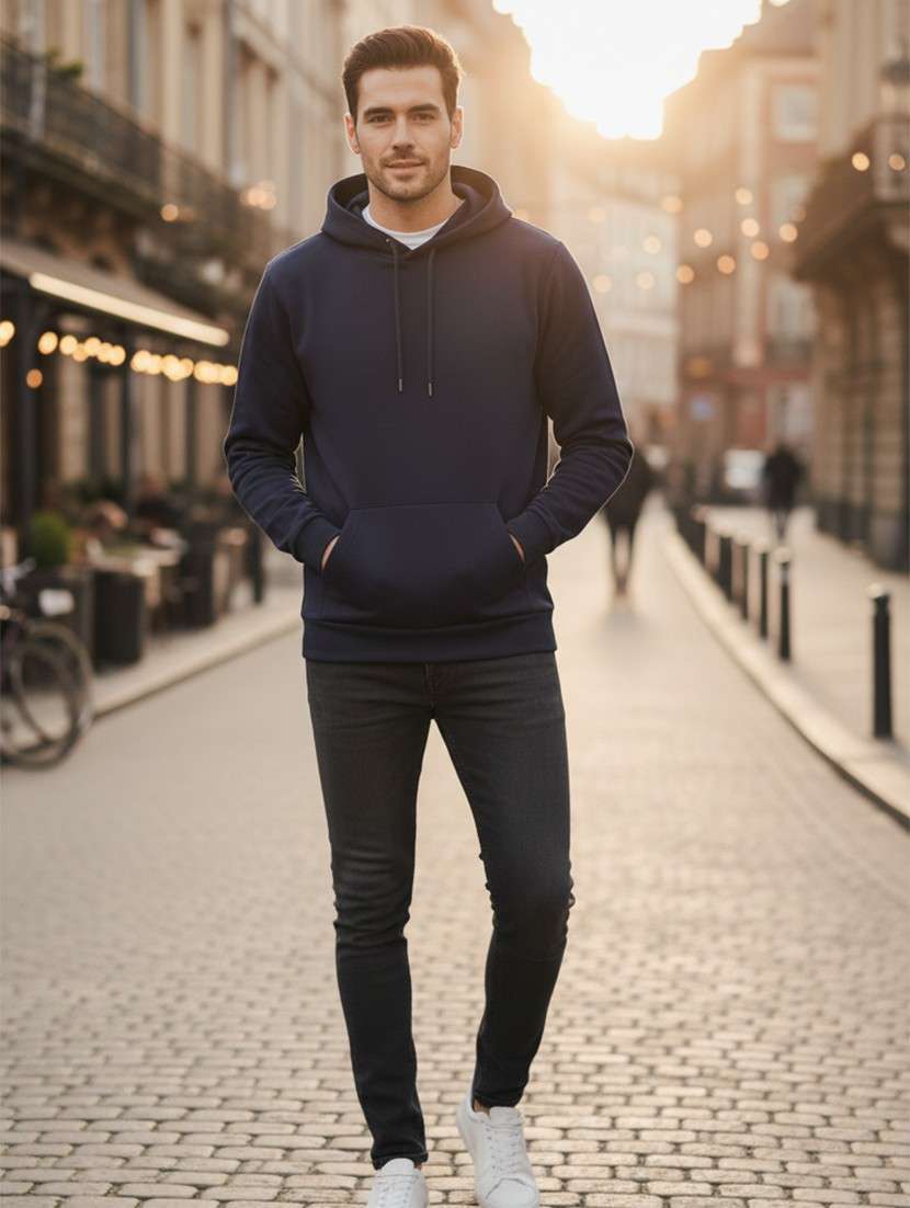 men solid long sleeve regular fit sweatshirt - 22228647 -  Standard Image - 3