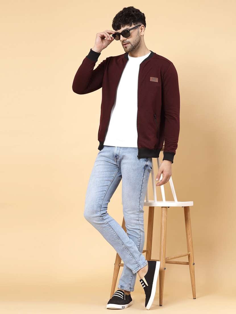 men solid long sleeve regular fit sweatshirt - 22228653 -  Standard Image - 3