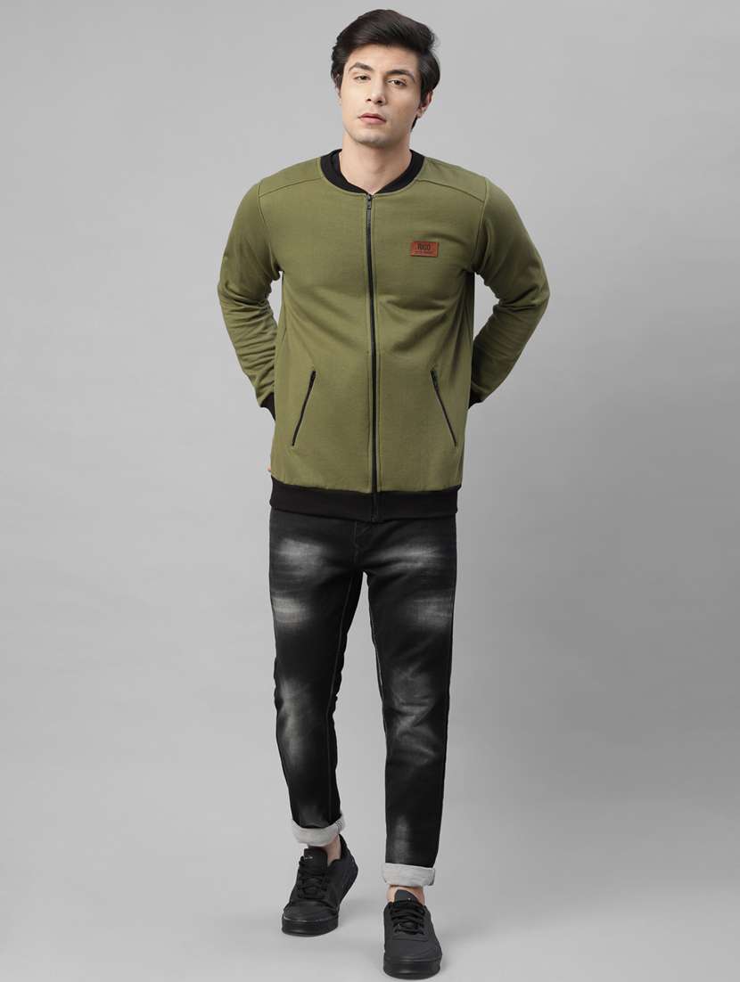 men solid long sleeve regular fit sweatshirt - 22228658 -  Standard Image - 3