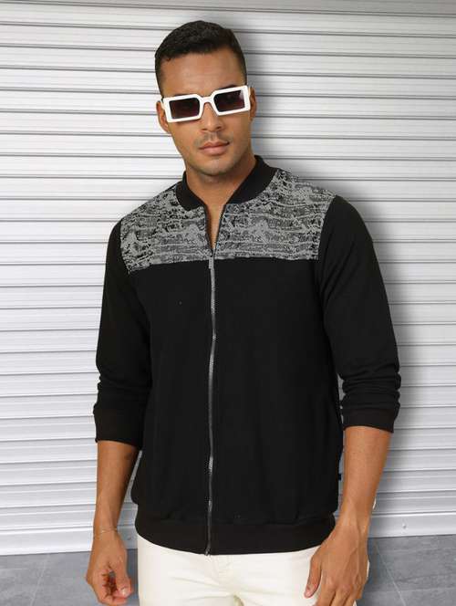 men chest print long sleeve regular fit sweatshirt - 22228671 -  Standard Image - 0