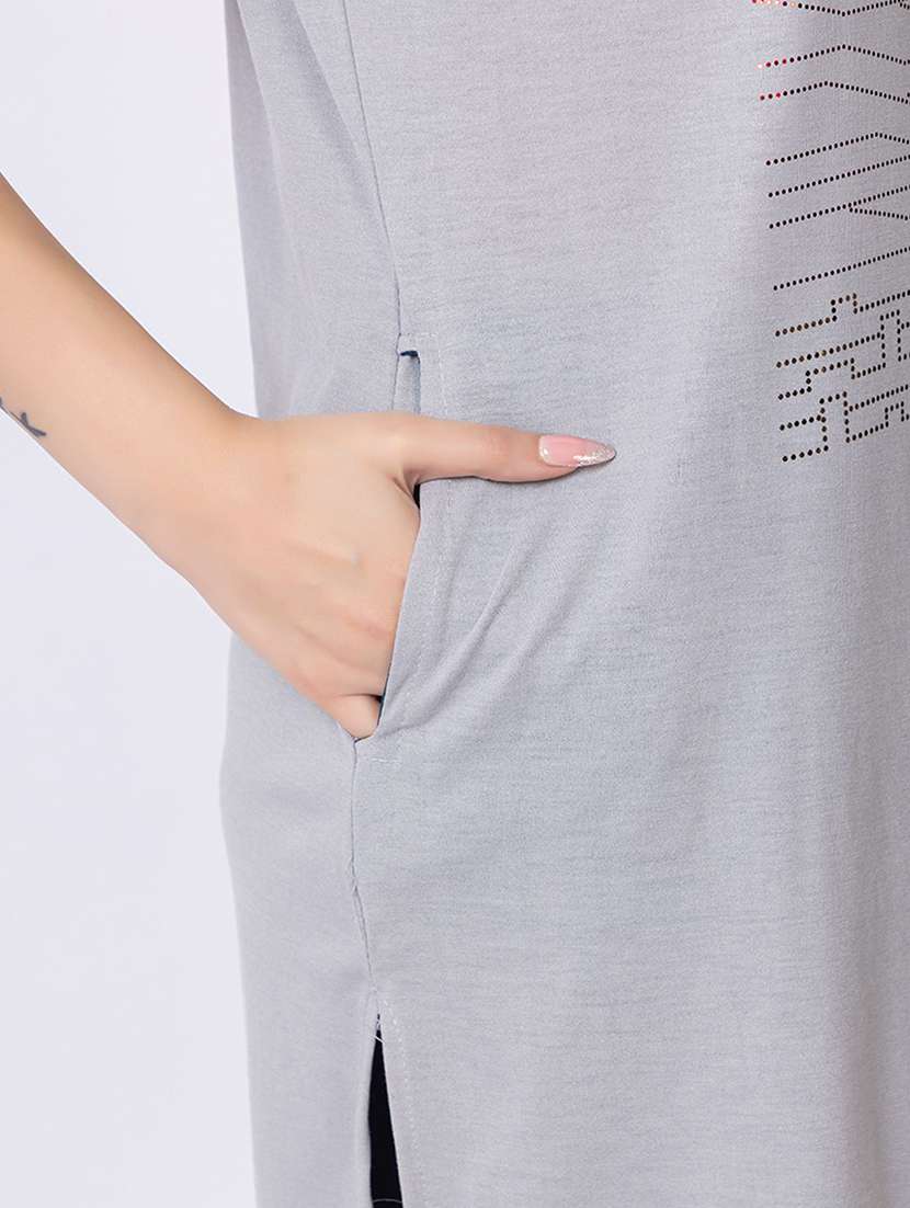 women printed nightwear pyjama set - 22228686 -  Standard Image - 5