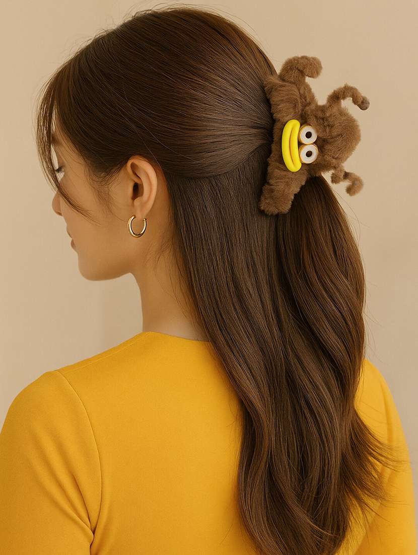 women cartoon unicorn hair claw clip for women