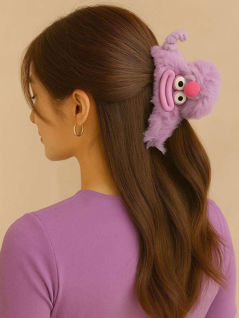 women cartoon unicorn hair claw clip for women