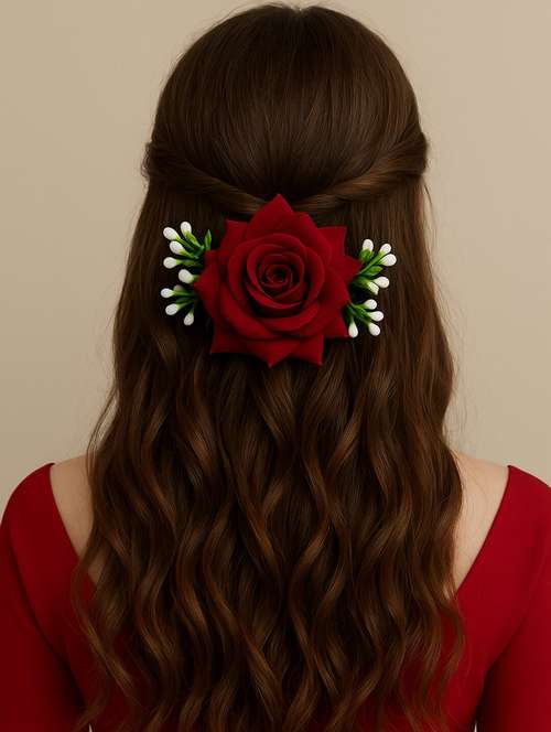 women floral hair claw clip for women - 22228770 -  Standard Image - 0