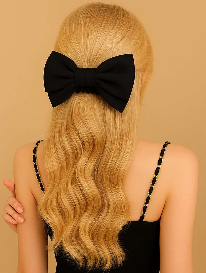 women bow embellished clutcher