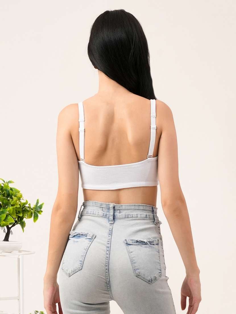 women solid lightly padded t-shirt bra - 22228818 -  Standard Image - 3