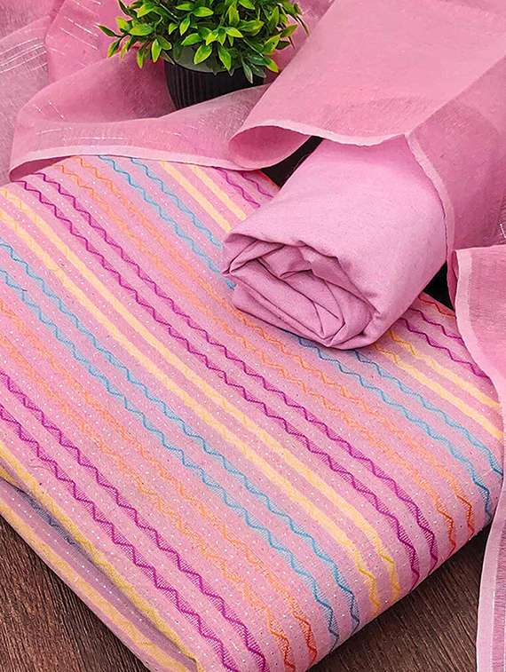 women self design unstitched suit set - 22228928 -  Standard Image - 3