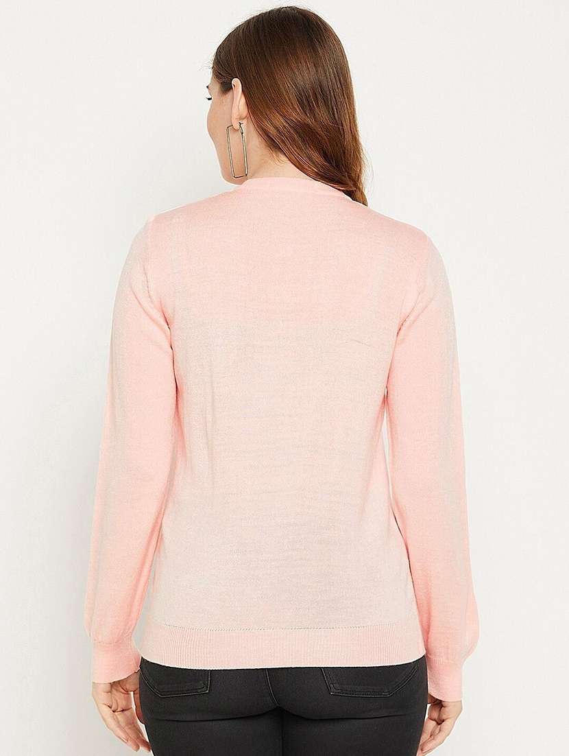 women solid long sleeve cardigan - 22229071 -  Standard Image - 3