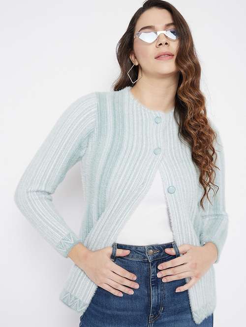 women self designed long sleeve cardigan - 22229192 -  Standard Image - 0