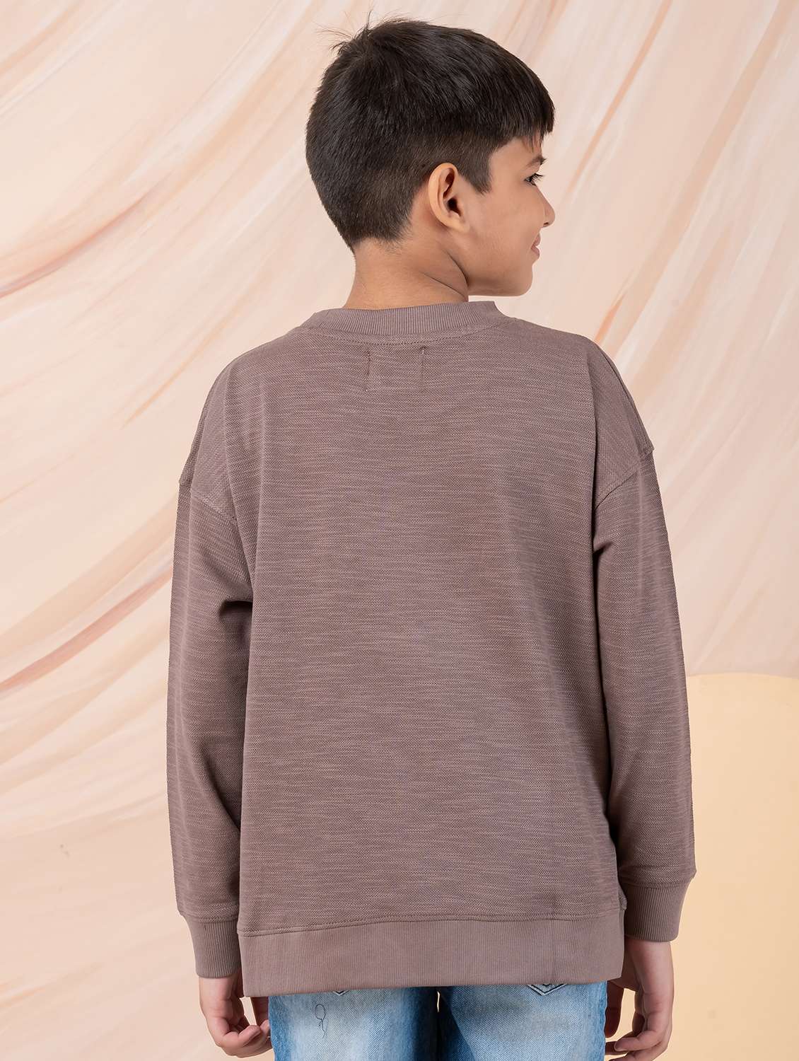 boys solid long sleeve sweatshirt - 22229812 -  Standard Image - 3