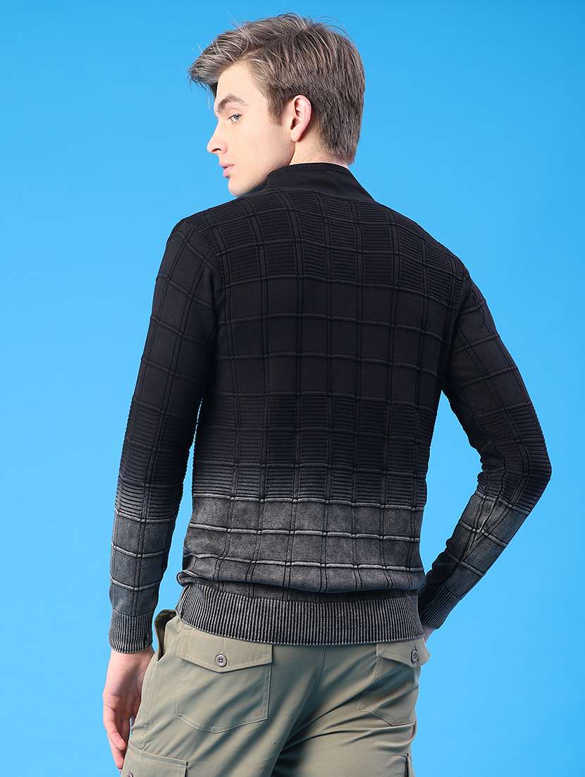 men tie & dye long sleeve regular fit pullover  - 22230019 -  Standard Image - 3